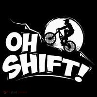 Oh Shift! Bicycle Gift For Bike Riders & Cyclists Women's T-Shirt thumb 6
