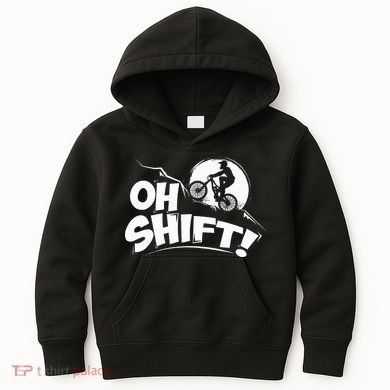 Oh Shift! Bicycle Gift For Bike Riders & Cyclists Kids Hoodie
