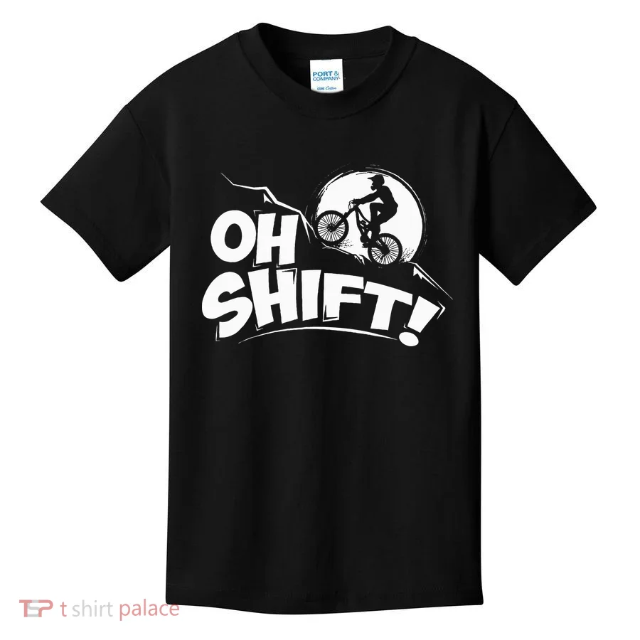 Oh Shift! Bicycle Gift For Bike Riders & Cyclists Kids T-Shirt