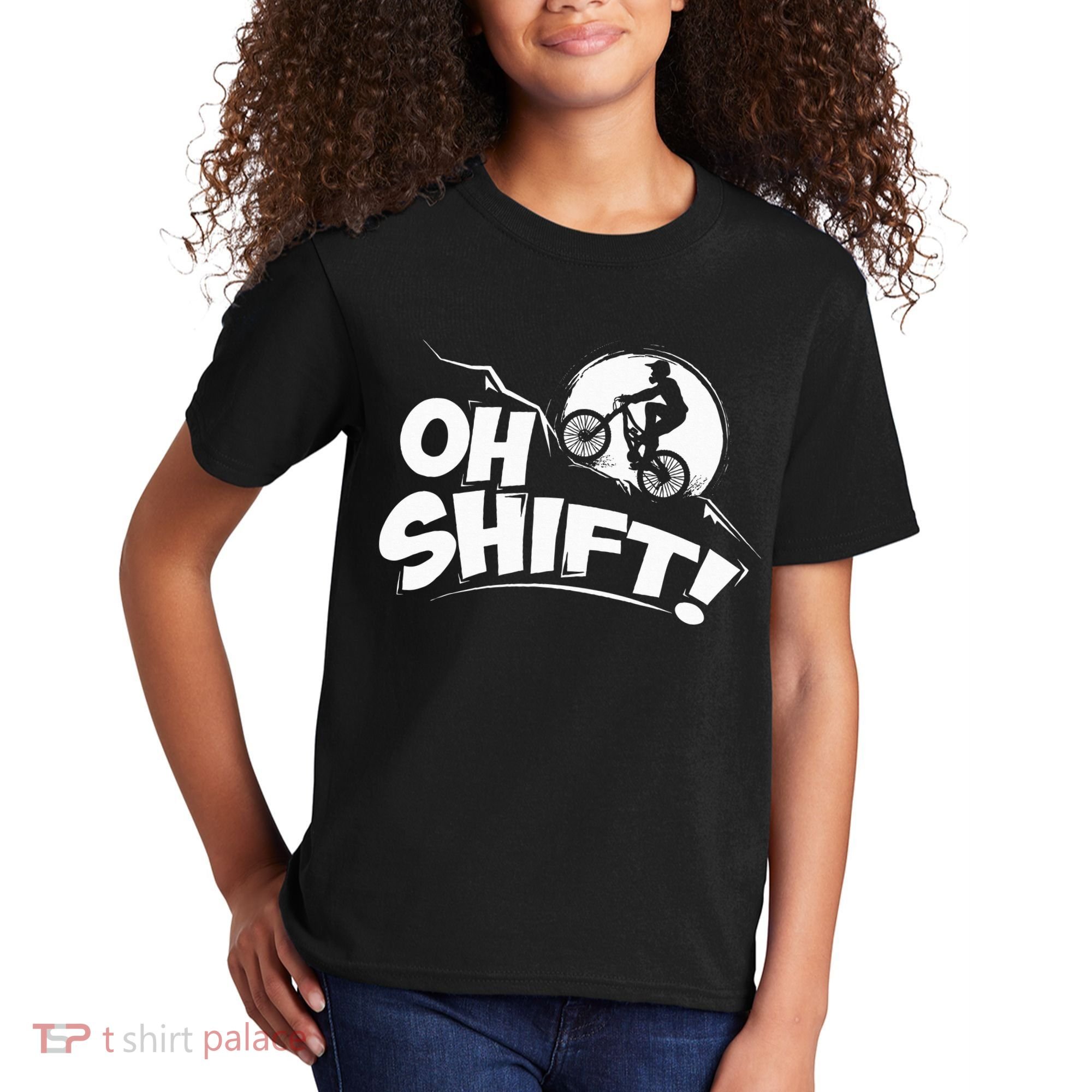 Oh Shift! Bicycle Gift For Bike Riders & Cyclists Kids T-Shirt
