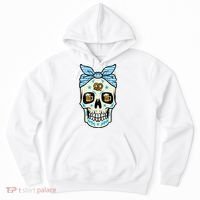 Oktoberfest Skull Bandana German Bavarian Festival Mom Hoodie thumb 0