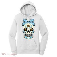 Oktoberfest Skull Bandana German Bavarian Festival Mom Women's Hoodie thumb 0