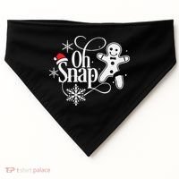 Oh Snap Christmas Christmas Shirt USA-Made Doggie Bandana thumb 0