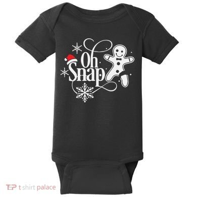 Oh Snap Christmas Christmas Shirt Baby Bodysuit