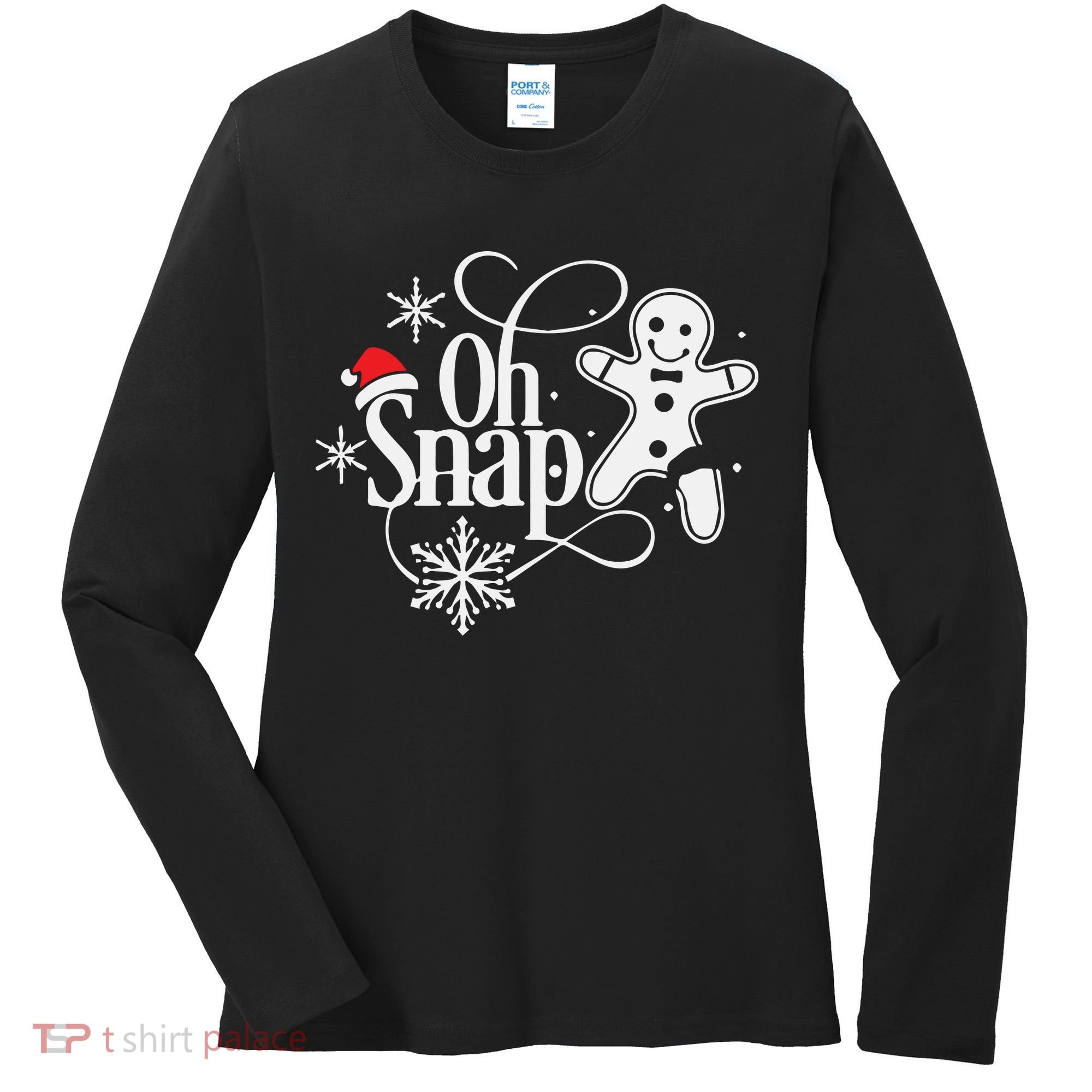 Oh Snap Christmas Christmas Shirt Women's Long Sleeve Shirt