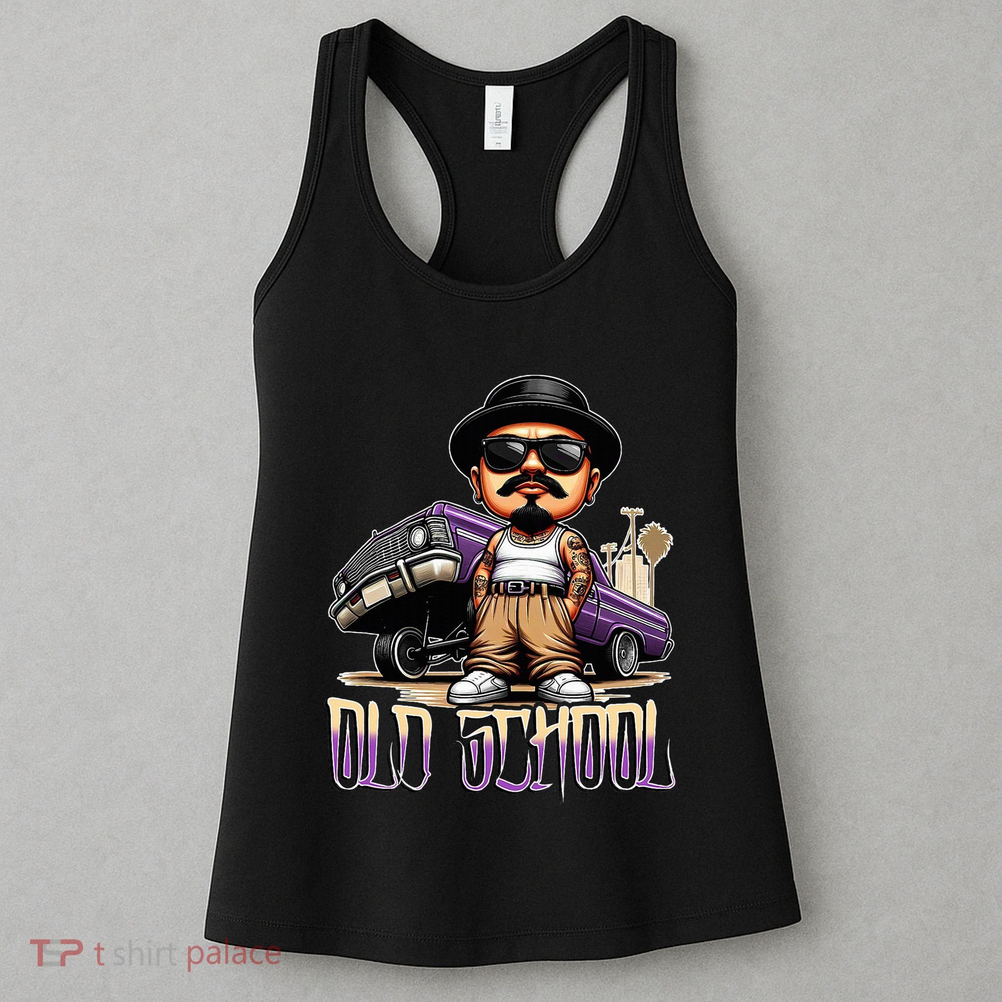 Old School Chicano Lowrider Art Homie Chicano Clothing Women's Tank Top