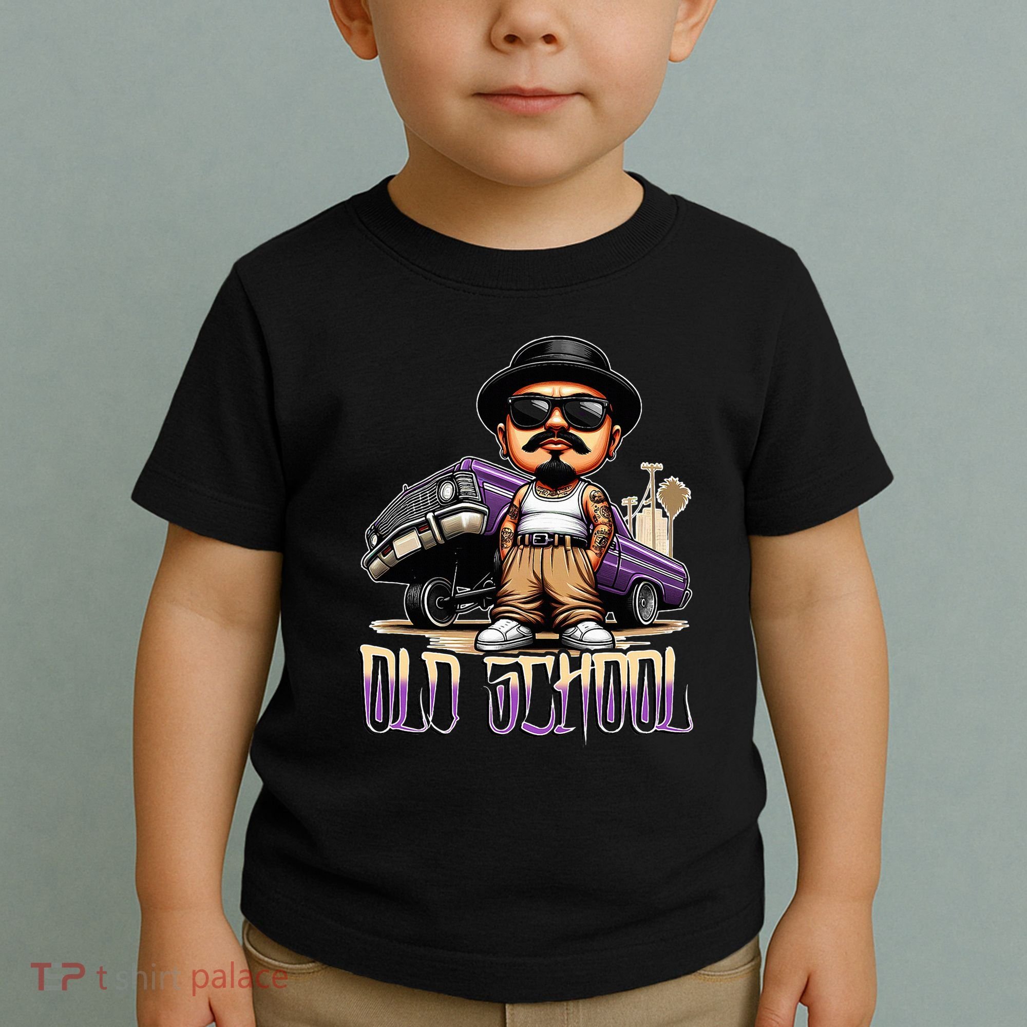 Old School Chicano Lowrider Art Homie Chicano Clothing Toddler T-Shirt