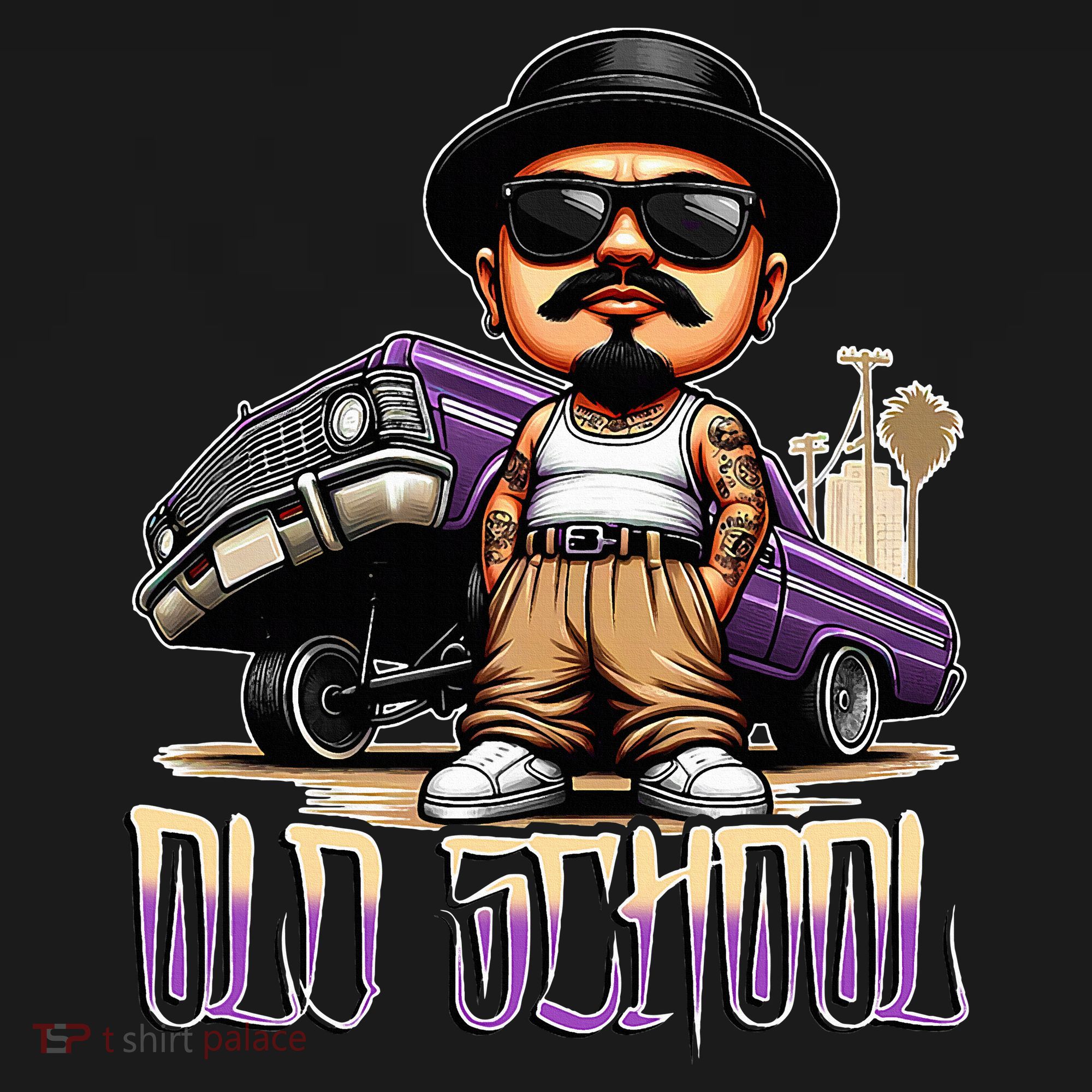 Old School Chicano Lowrider Art Homie Chicano Clothing Visor