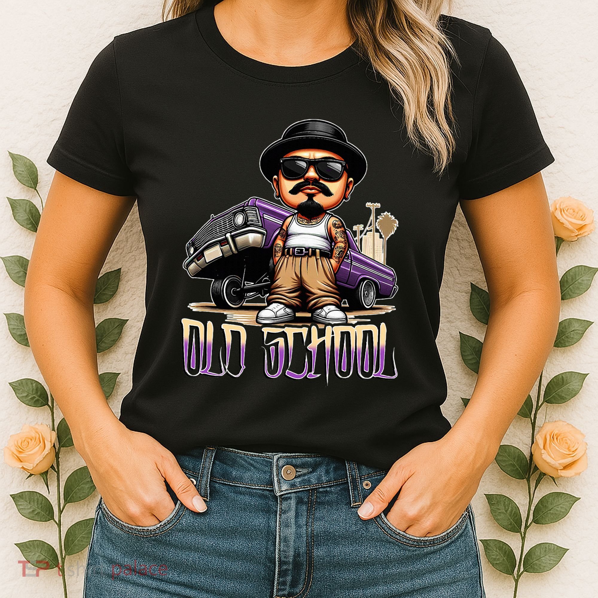 Old School Chicano Lowrider Art Homie Chicano Clothing Women's T-Shirt