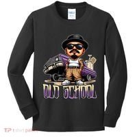 Old School Chicano Lowrider Art Homie Chicano Clothing Kids Long Sleeve Shirt thumb 0