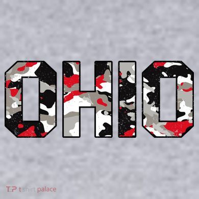 Ohio State Camo Women's Racerback Cropped Tank