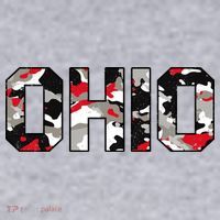 Ohio State Camo Women's Racerback Cropped Tank thumb 2