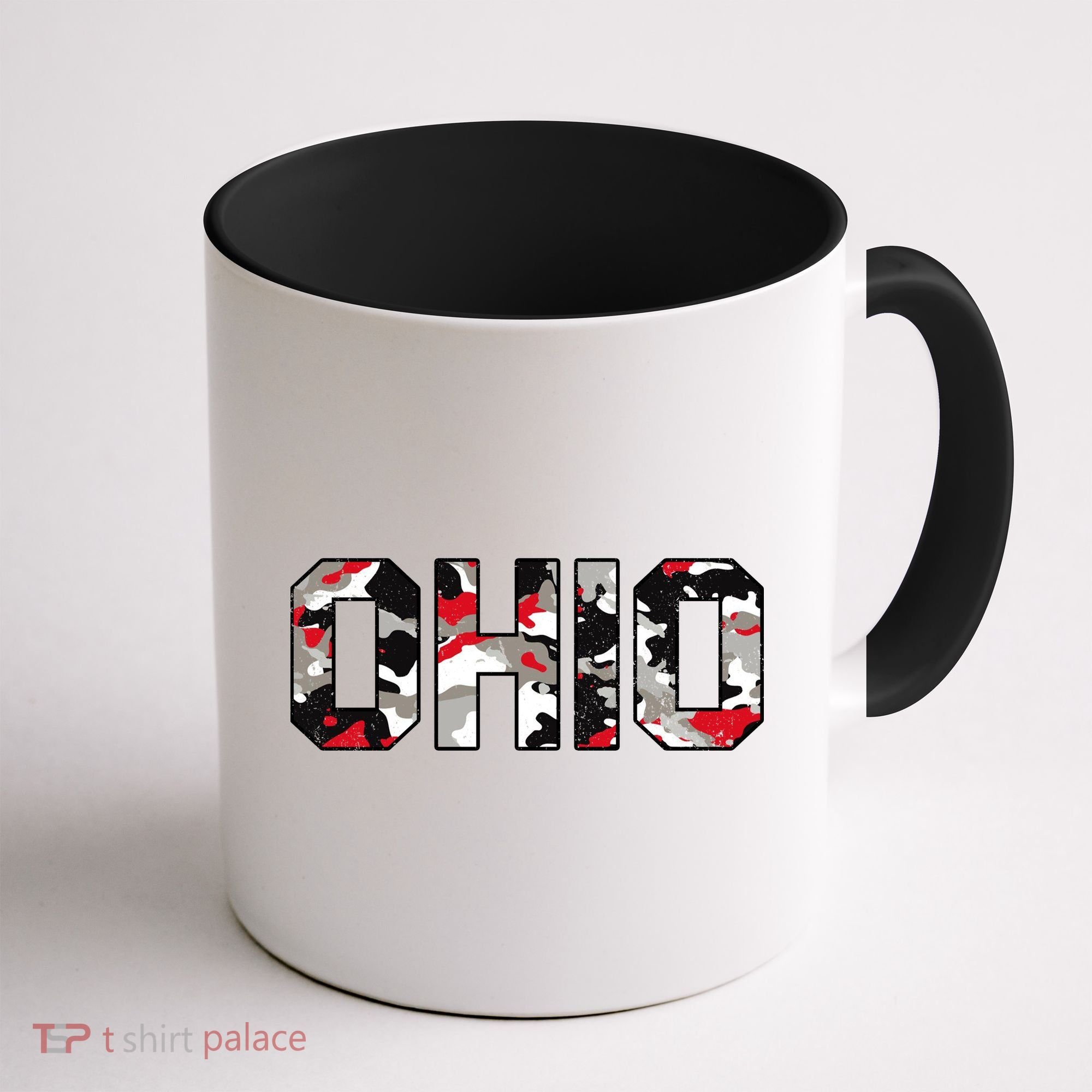 Ohio State Camo Coffee Mug