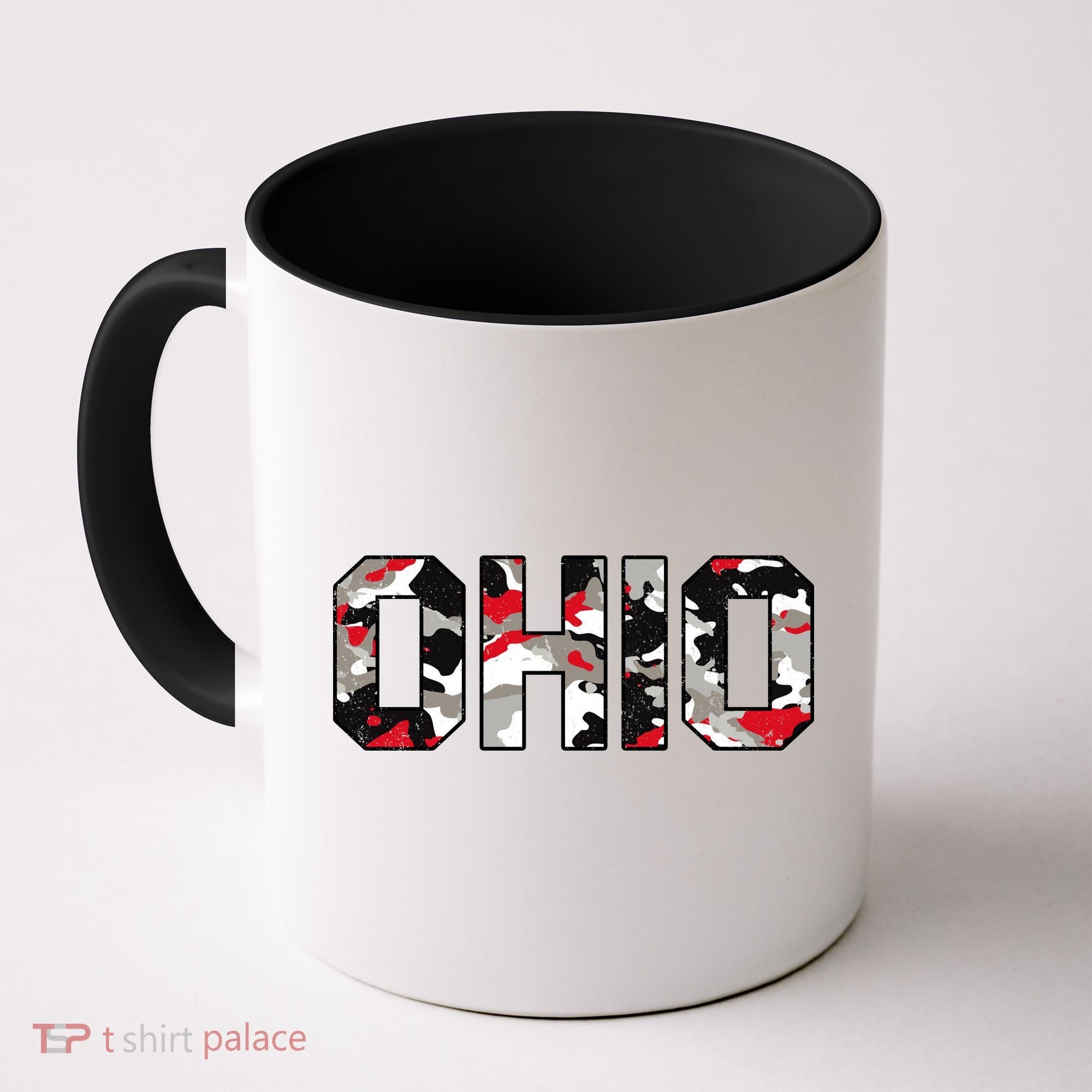 Ohio State Camo Coffee Mug