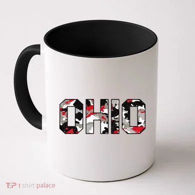 Ohio State Camo Coffee Mug