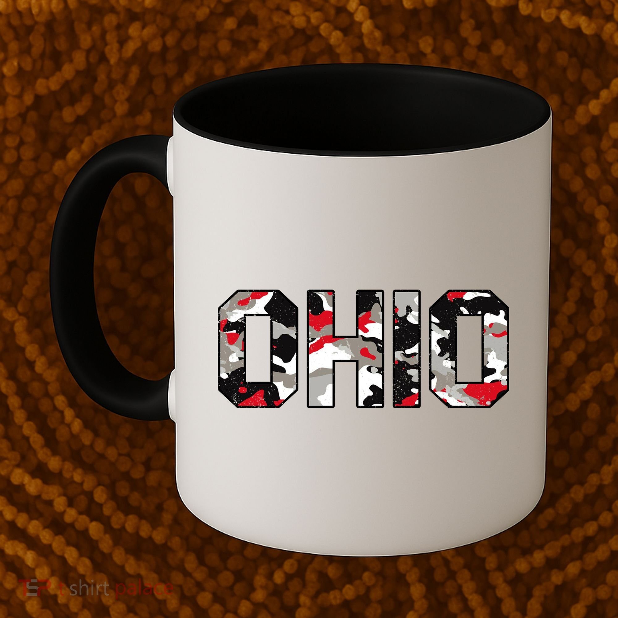 Ohio State Camo Coffee Mug