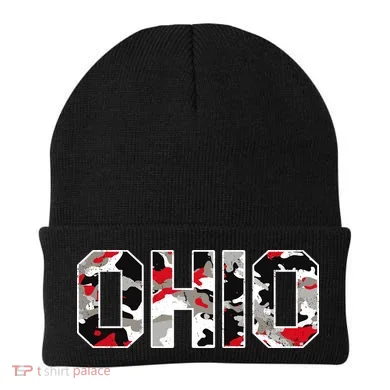 Ohio State Camo Beanie