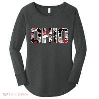 Ohio State Camo Women's Perfect Tri Tunic Long Sleeve Shirt thumb 0