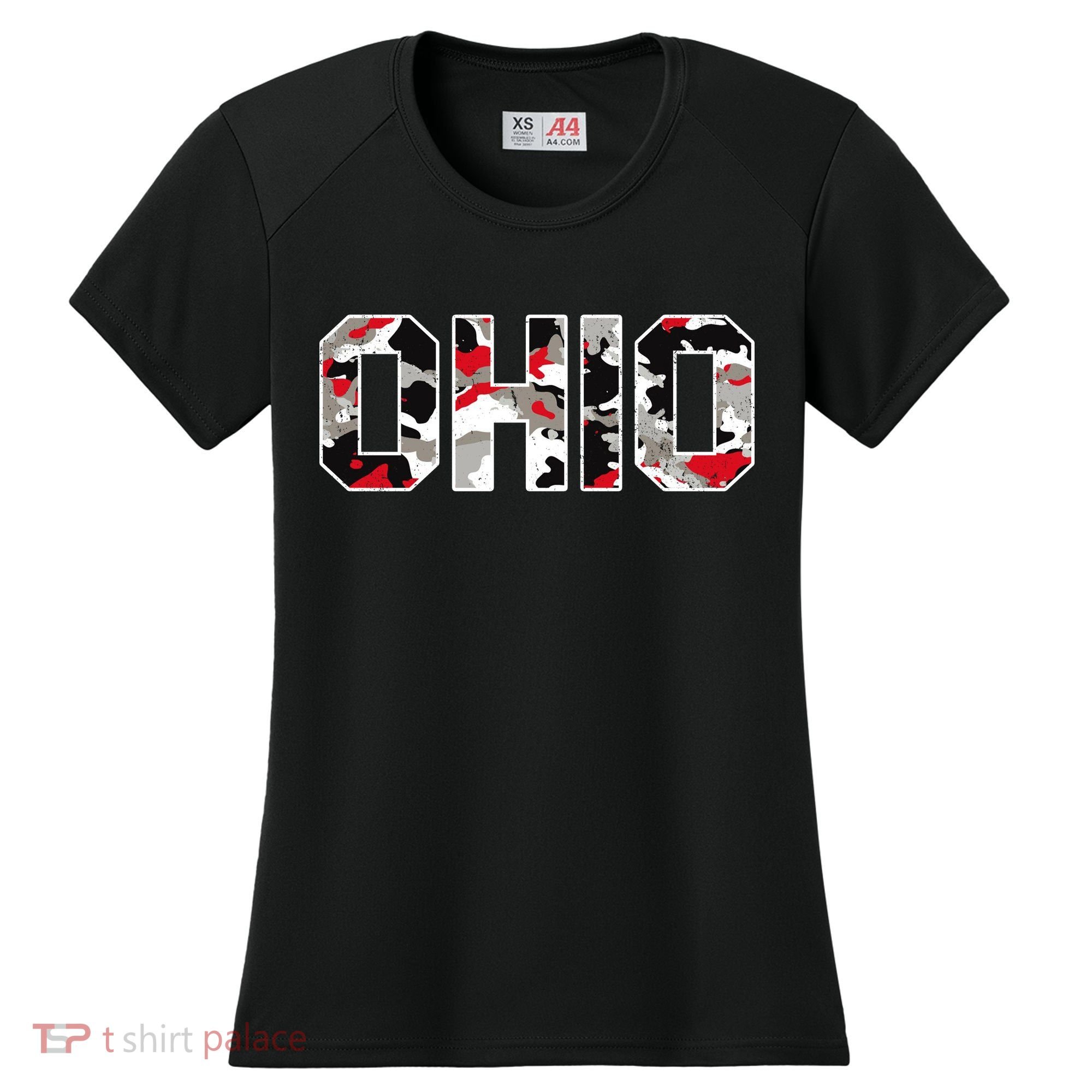 Ohio State Camo Women's Cooling Performance Crew T-Shirt