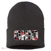 Ohio State Camo Sustainable Knit Beanie thumb 0