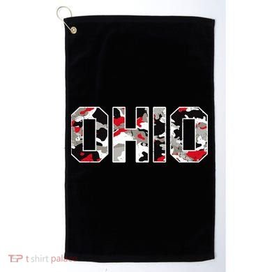 Ohio State Camo Golf Towel