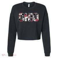 Ohio State Camo Cropped Pullover Crew thumb 0