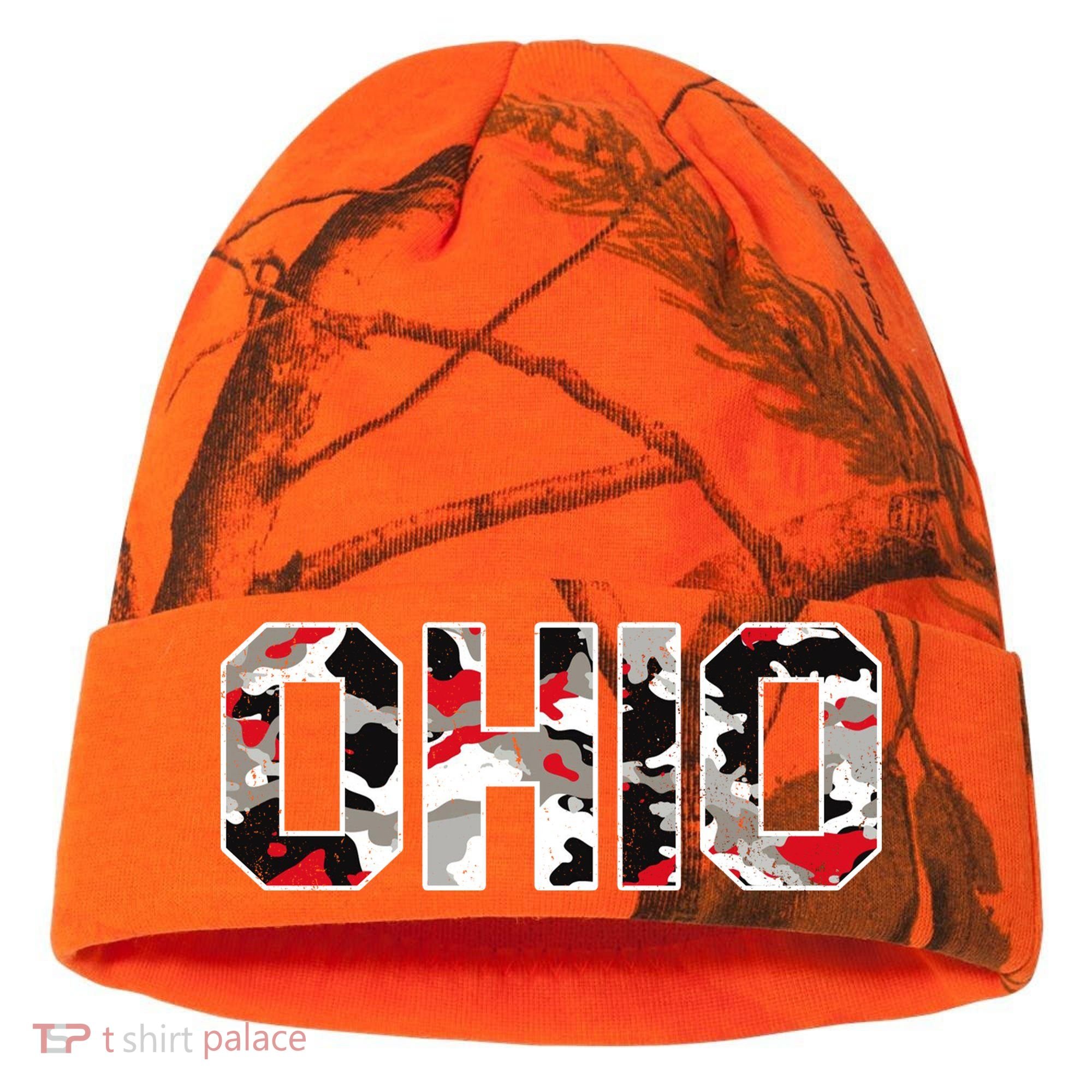 Ohio State Camo Kati Licensed 12" Camo Cuffed Beanie