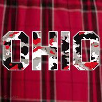 Ohio State Camo Women's Flannel Plaid Pajama Pants thumb 2