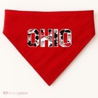 Ohio State Camo USA-Made Doggie Bandana thumb 0