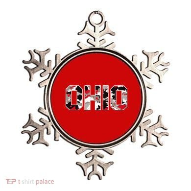 Ohio State Camo Ornament