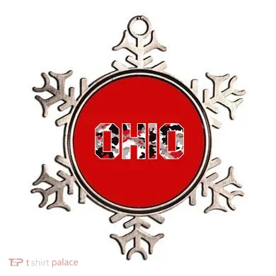 Ohio State Camo Ornament