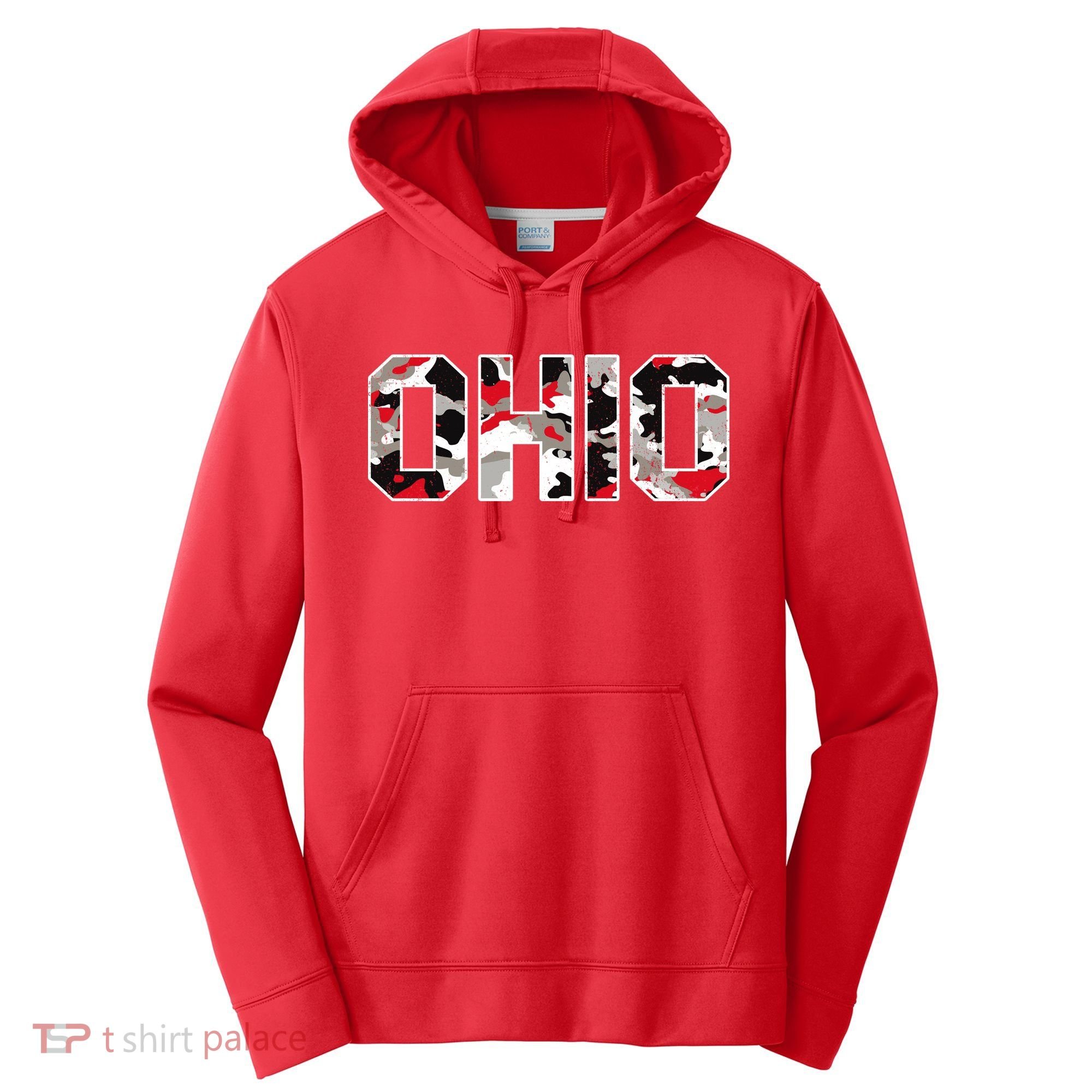 Ohio State Camo Performance Fleece Hoodie