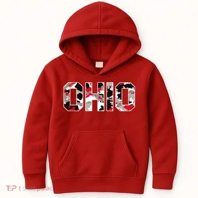 Ohio State Camo Kids Hoodie