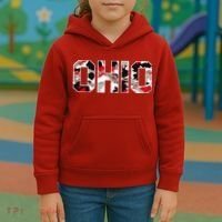 Ohio State Camo Kids Hoodie thumb 3
