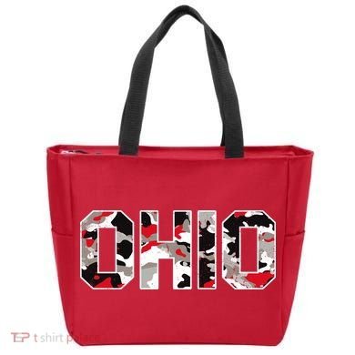Ohio State Camo Tote Bag
