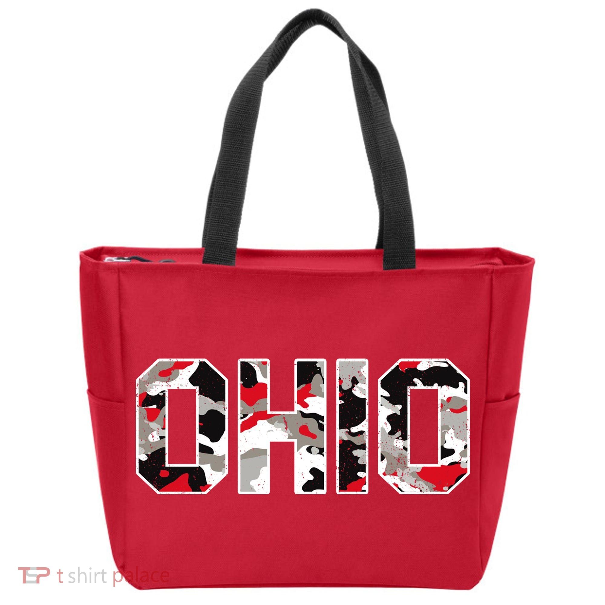 Ohio State Camo Tote Bag