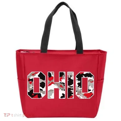 Ohio State Camo Tote Bag