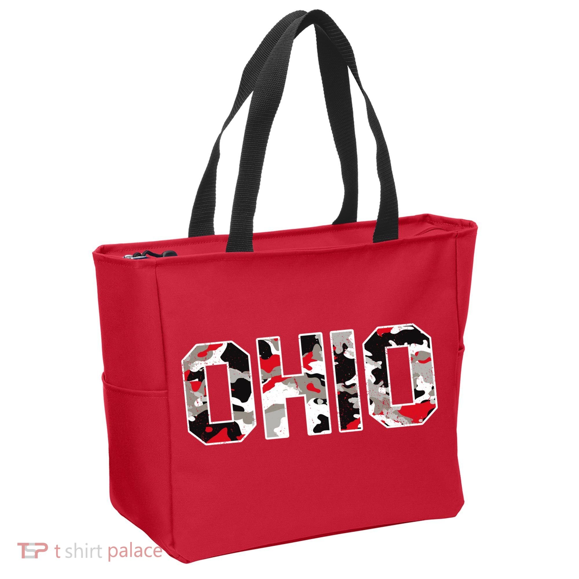 Ohio State Camo Tote Bag
