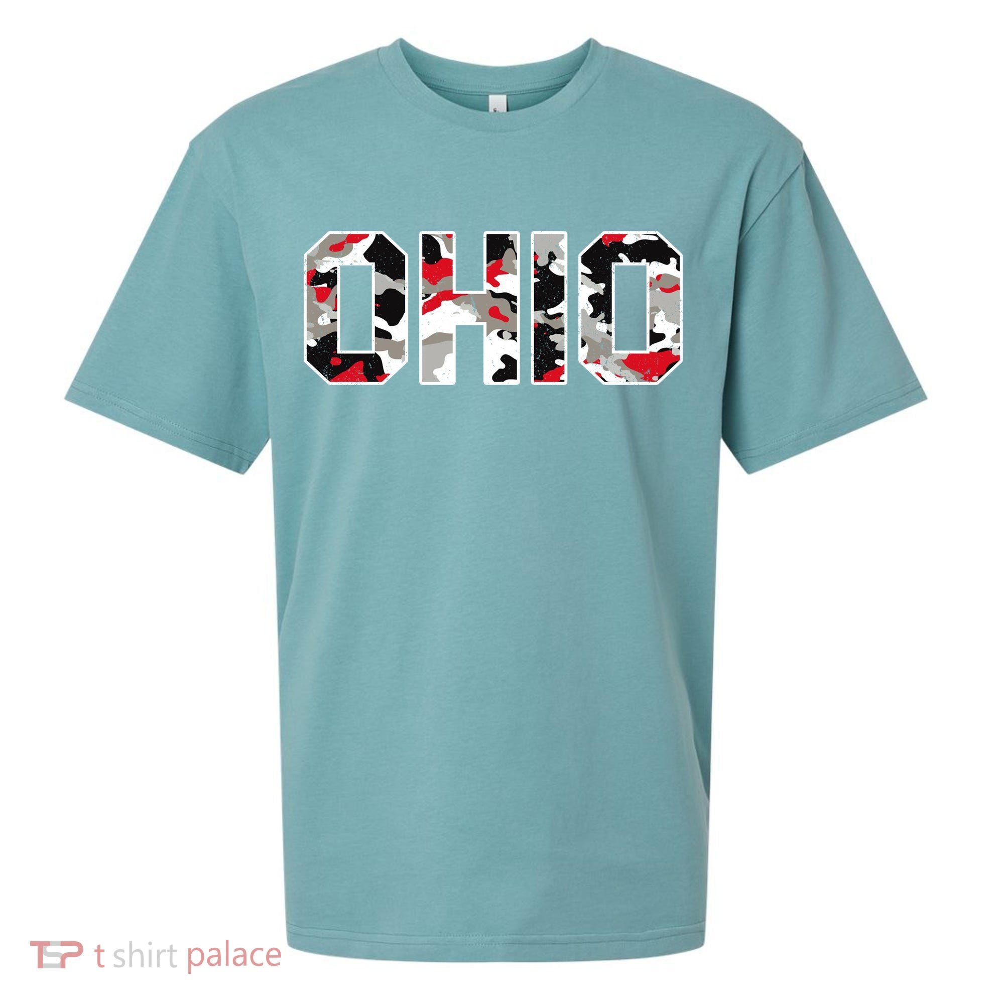 Ohio State Camo Sueded Cloud Jersey T-Shirt