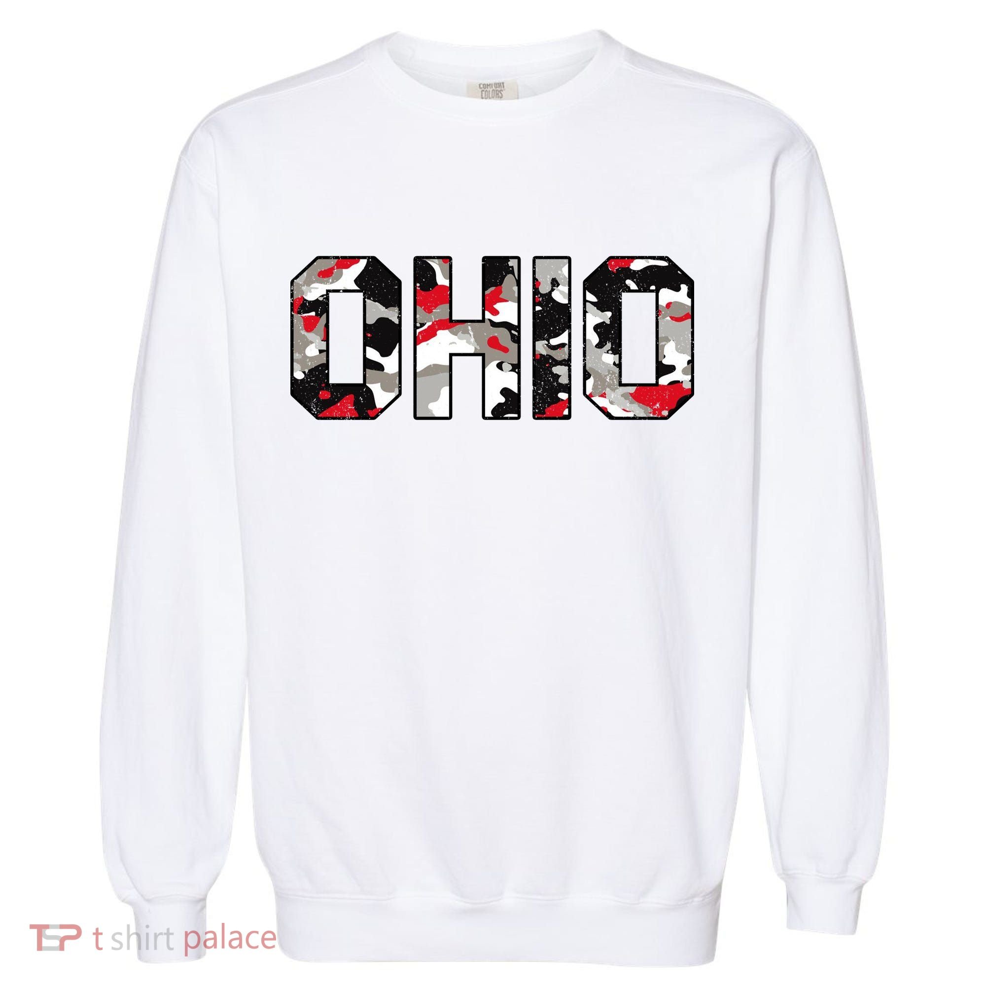 Ohio State Camo Garment-Dyed Sweatshirt