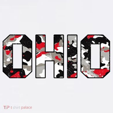 Ohio State Camo Comfort Colors Garment-Dyed Hooded Sweatshirt