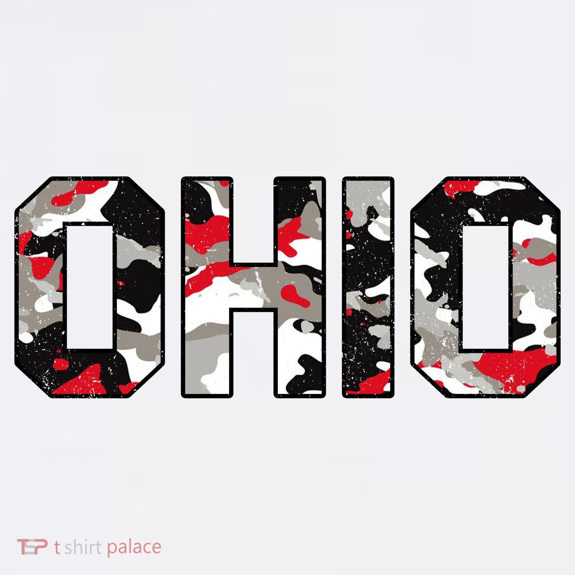 Ohio State Camo Comfort Colors Garment-Dyed Hooded Sweatshirt