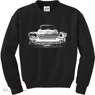 Old School Cars 70S Kids Sweatshirt