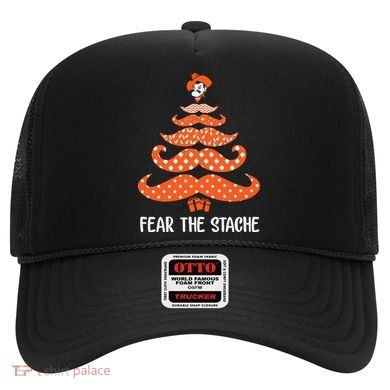Oklahoma State Cowboys Mustache Christmas Tree Fear The Stache Beard Hat