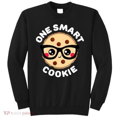 One Smart Cookie Cute Kawaii Style Pun Chocolate Chip Sweatshirt