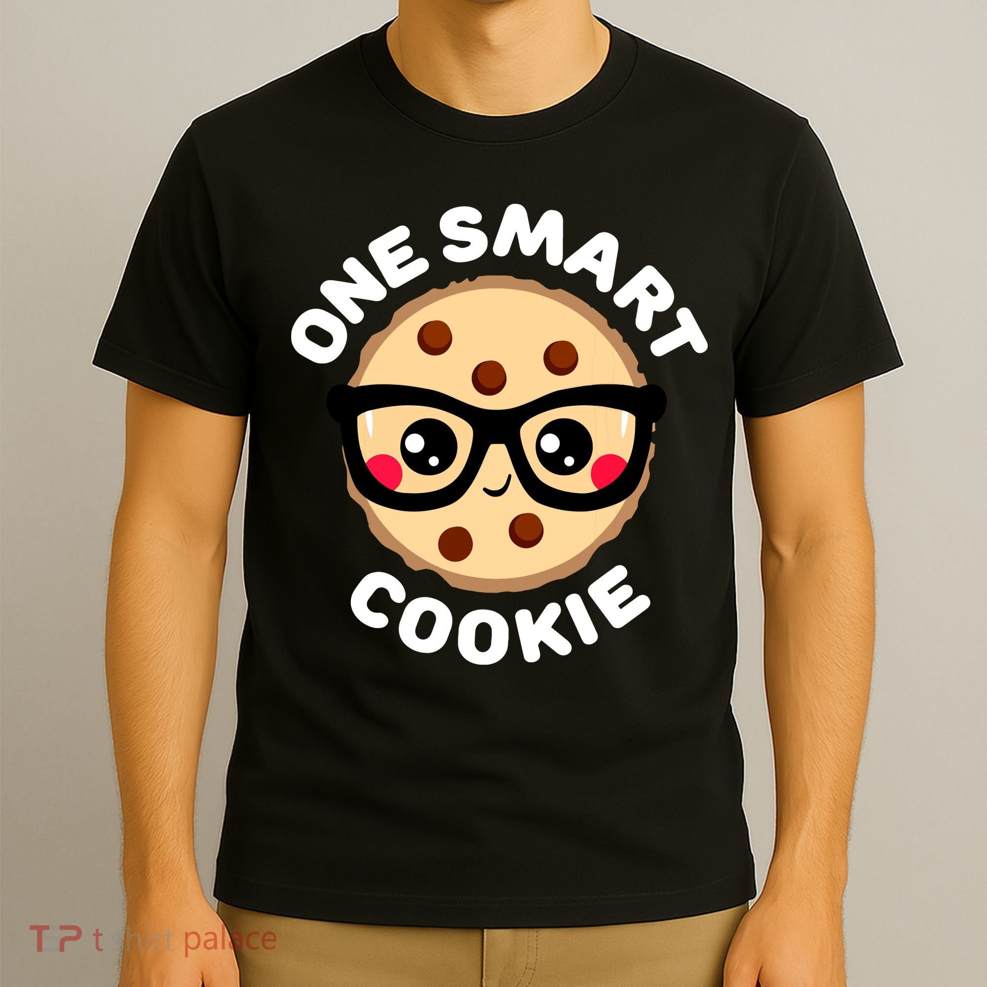 One Smart Cookie Cute Kawaii Style Pun Chocolate Chip T-Shirt