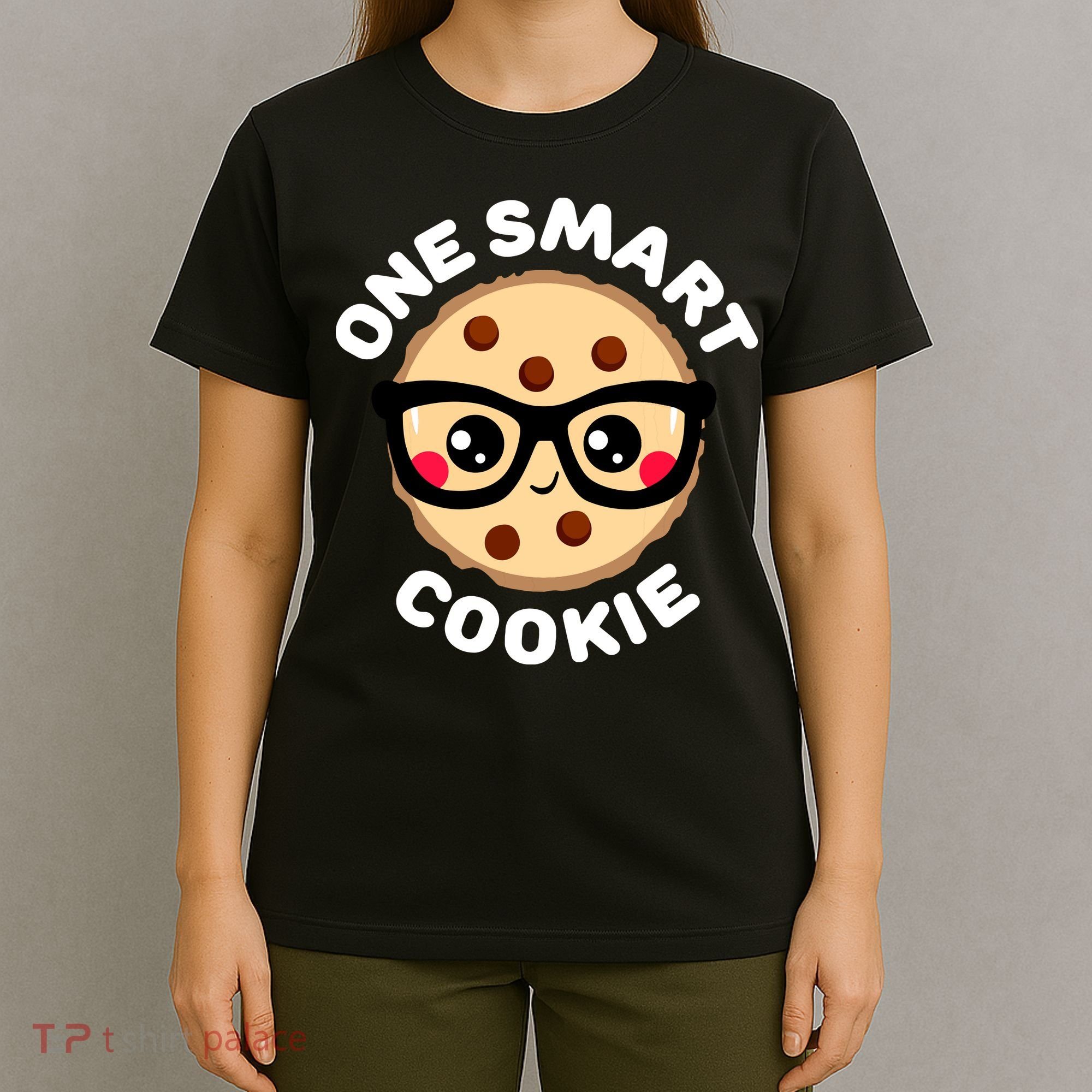 One Smart Cookie Cute Kawaii Style Pun Chocolate Chip T-Shirt