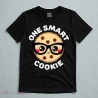 One Smart Cookie Cute Kawaii Style Pun Chocolate Chip T-Shirt thumb 5