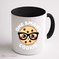 One Smart Cookie Cute Kawaii Style Pun Chocolate Chip Coffee Mug thumb 1