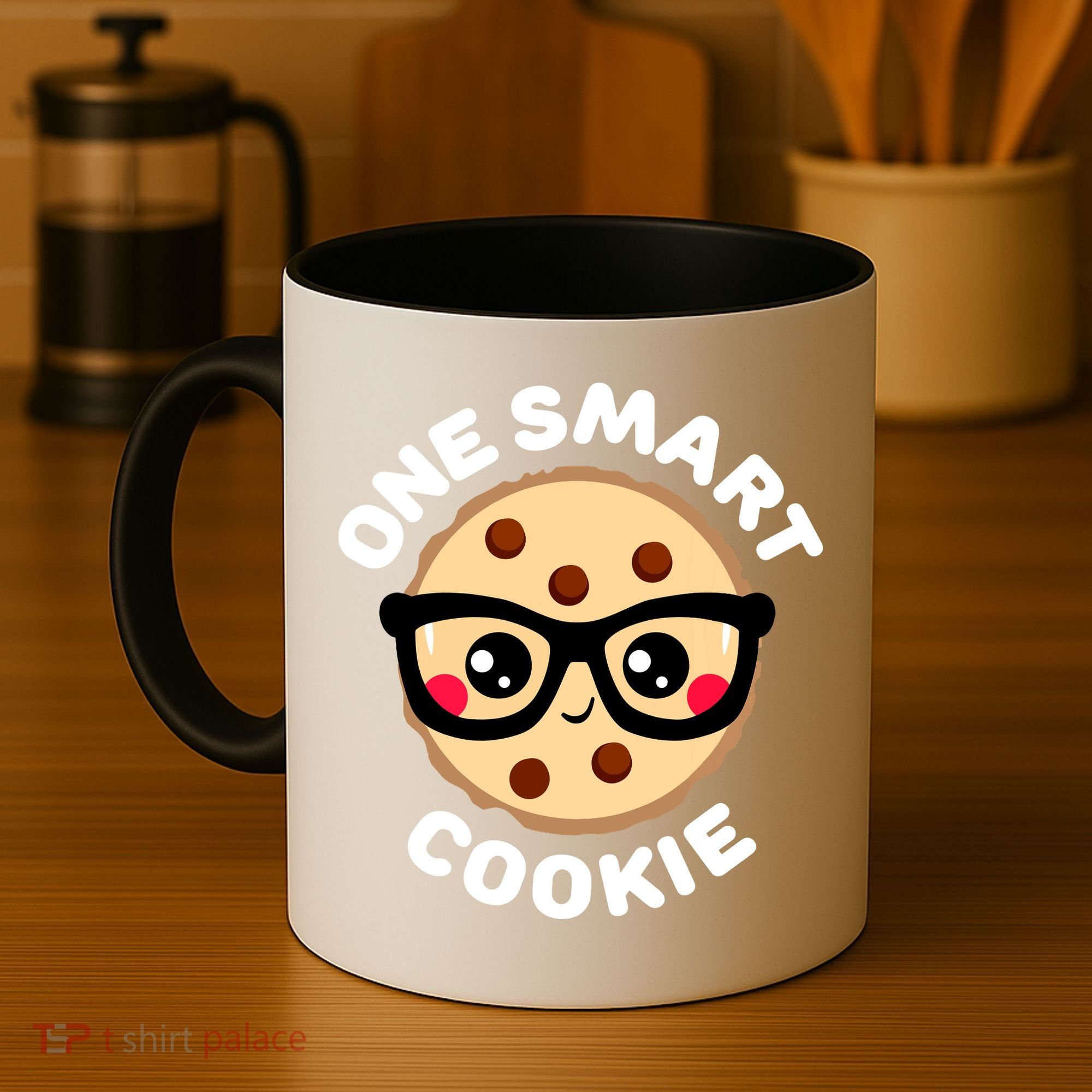 One Smart Cookie Cute Kawaii Style Pun Chocolate Chip Coffee Mug